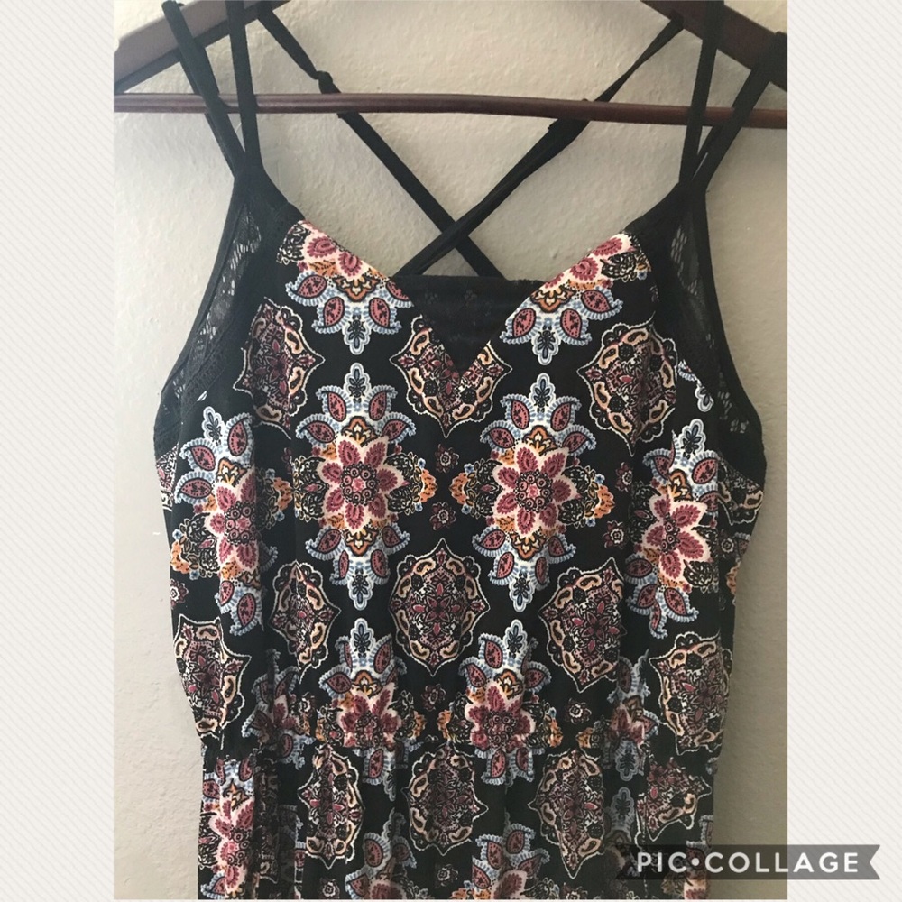 Paisley maxi dress